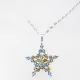 Star - Crater-Silver Chain - 2